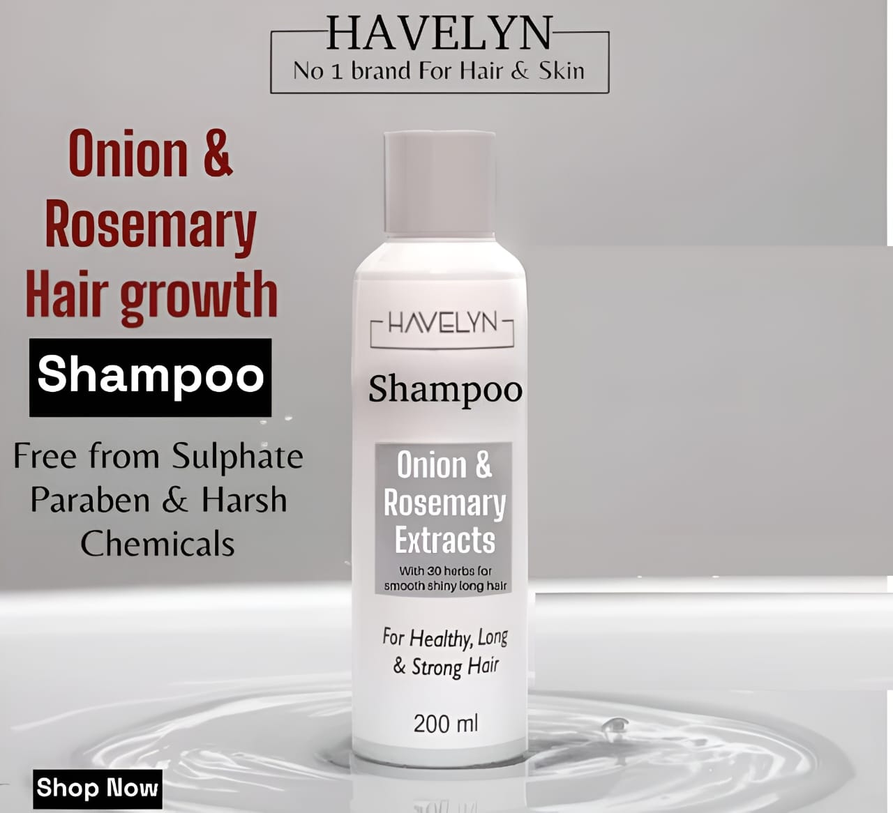 Onion & Rosemary Shampoo