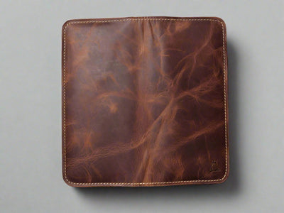 Slim Brown Leather Wallet